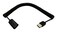 zdyCGTime 10FT25M Spiral Coiled USB 20 Male to Female Data Sync Charge Cable Black