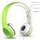 LilGadgets Connect Style OnEar Kids Headphones with Microphone SharePort Technology SoftTouch Padding Detachable Cable Volume Limiting Durable Adjustable Green