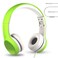 LilGadgets Connect Style OnEar Kids Headphones with Microphone SharePort Technology SoftTouch Padding Detachable Cable Volume Limiting Durable Adjustable Green