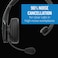 BlueParrott B450XT Noise Cancelling Bluetooth Headset Industry Leading Sound with Long Wireless Range Extreme Comfort and Up to 24 Hours of Talk Time