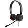 Jabra Evolve 30 II 2025 Edition Wired DualEar Headset with Mic for Work 35mm Jack or USBAUSBC Connectivity with NoiseCancelling Microphone Microsoft Teams Certified Call Control Black