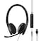 EPOS Adapt 165T USB II Wired DoubleSided Headset 35mm JackUSB Connectivity Teams CertifiedUC OptimizedSuperior Stereo SoundEnhanced ComfortCall Control Black