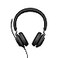 Jabra Evolve2 40 PC Headset Noise Cancelling Microsoft Teams Certified Stereo Headphones with 3Microphone Call Technology USBA Cable Black