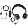 ECS WordSlinger Over Head USB Transcription Headset Medical Transcriber Equipment Earphones with Leatherette Cushioning Transcribing Headphones with Volume Control