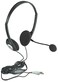 MANHATTAN Manhattan 35mm Stereo Headset with Mic with Microphone Volume Control 35 mm Stereo Plugs 65ft Cable for Desktop Laptop Computers 164429