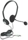 MANHATTAN Manhattan 35mm Stereo Headset with Mic with Microphone Volume Control 35 mm Stereo Plugs 65ft Cable for Desktop Laptop Computers 164429