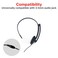 Verbatim Mono 35mm Wired Headset with Microphone and inLine Remote Black