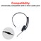 Verbatim Mono 35mm Wired Headset with Microphone and inLine Remote Black