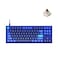 Keychron Q3 QMKVIA Wired Custom Mechanical Keyboard Full Aluminum Tenkeyless Layout Programmable Macro with Hotswappable Gateron G Pro Brown Switch Compatible with Mac Windows Linux Blue