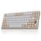 OOCTPK Mechanical Keyboard Chilkey ND75 LP Wireless Gaming Keyboard with LCD Screen Bluetooth 5324GUSBC Hot Swappable PerKey RGB Custom Thin Front Wrist Rest FullAluminum PCMac Support