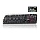 EPOMAKER X Aula F108 PRO Wireless Gaming Keyboard with Screen 8000mAh Battery 104 HotSwappable and Programmable Keys and Knob RGB Backlight for MacPCAndroid Black Gradient