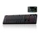 EPOMAKER X Aula F108 PRO Wireless Gaming Keyboard with Screen 8000mAh Battery 104 HotSwappable and Programmable Keys and Knob RGB Backlight for MacPCAndroid Black Gradient