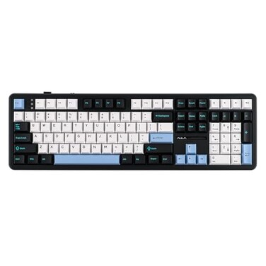 EPOMAKER Aula F108 Wireless Gaming Keyboard Full Size Mechanical Keyboard with 4000mAh Battery 108 HotSwappable and Programmable Keys RGB Backlight for MacPCAndroid BlueWhiteBlack