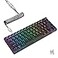 RK ROYAL KLUDGE RK61 60 Mechanical Gaming Keyboard with Coiled Cable 24GhzBluetoothWired Wireless Bluetooth Mini Keyboard 61 Keys RGB HotSwappable Red Switch Ergonomic Design Black