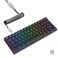 RK ROYAL KLUDGE RK61 60 Mechanical Gaming Keyboard with Coiled Cable 24GhzBluetoothWired Wireless Bluetooth Mini Keyboard 61 Keys RGB HotSwappable Red Switch Ergonomic Design Black