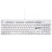 Merdia Hot Swappable 104 Keys Full Size Mechanical PC Gaming Keyboard Blue Switch White Mechanical Wired Computer Keyboards LED Backlit 104 Keys US Layout Light Up Wired Gaming Keyboard