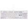 Merdia Hot Swappable 104 Keys Full Size Mechanical PC Gaming Keyboard Blue Switch White Mechanical Wired Computer Keyboards LED Backlit 104 Keys US Layout Light Up Wired Gaming Keyboard