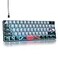 Mosptnspg Protable 60 Percent Gaming Keyboard Mechanical Mini Compact RGB Backlit 61 Keys Wired Office Keyboard with Blue Switch for MacWin DolchBlue Switch