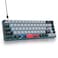 Mosptnspg Protable 60 Percent Gaming Keyboard Mechanical Mini Compact RGB Backlit 68 Keys Wired Office Keyboard with Red Switch for MacWin Dolchred Switch 68