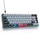 Mosptnspg Protable 60 Percent Gaming Keyboard Mechanical Mini Compact RGB Backlit 68 Keys Wired Office Keyboard with Red Switch for MacWin Dolchred Switch 68