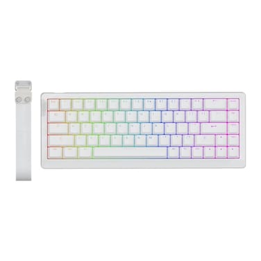 EPOMAKER HE68 Lite Hall Effect Gaming Keyboard 8k Polling 128K Scan Rate 001mm Adjustable Trigger 0125ms Latency 5Layer SoundDampened Snap Key SOCD ARGB Wired Mac Software White