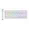 EPOMAKER HE68 Lite Hall Effect Gaming Keyboard 8k Polling 128K Scan Rate 001mm Adjustable Trigger 0125ms Latency 5Layer SoundDampened Snap Key SOCD ARGB Wired Mac Software White