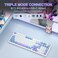 AULA F99 Pro Wireless Mechanical Keyboard with KnobCreamy SoundTriMode BT50USBC24GHz Hot Swappable KeyboardGasket StructureRGB Backlit Computer Gaming Keyboards