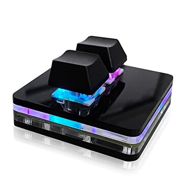 BTXETUEL NONO OSU keypad 2Key Red axis Gaming USB KeyboardHotswap Mechanical KeyboardMini Mechanica RGB keypad for macros and Rhythm Games