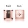 Fitlink FPS MOBA Gaming Keycaps Stainless Steel Metal Mechanical Keycap with Key Puller Compatible with Cherry Mx Switch Mechanical Keyboard Silver Rose Gold Esc