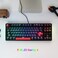 Keychron C3 Pro QMKVIA Custom Mechanical Keyboard Hot Swappable Programmable 87 Keys Compact TKL Layout Gasket Mount RGB Backlight Wired Gaming Keyboard with Brown Switches for MacWindowsLinux