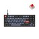Keychron V3 Wired Custom Mechanical Keyboard TKL Tenkeyless QMKVIA Programmable Macro with Hotswappable K Pro Red Switch Compatible with Mac Windows Linux Frosted BlackTranslucent