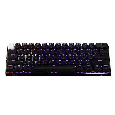 Logitech G PRO X 60 Lightspeed Wireless Gaming Keyboard Ultra Compact TKL 60 Mechanical Keyboard for Windows PC LIGHTSYNC RGB DualShot PBT Keycaps GX Optical Tactile Switches Black