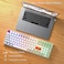 Newmen GM1000 Wireless Mechanical Gaming KeyboardBluetooth 5024GHzUSBC Hot Swappable Custom KeyboardRGB Backlit Mechanical Keyboards for with Number Pad for MacWinGBrown Switch