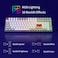Newmen GM1000 Wireless Mechanical Gaming KeyboardBluetooth 5024GHzUSBC Hot Swappable Custom KeyboardRGB Backlit Mechanical Keyboards for with Number Pad for MacWinGBrown Switch