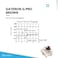 Ranked Pack of Gateron ks9 G PRO Switches for Mechanical Gaming Keyboards Plate Mounted Pre Lubed Gateron PRO Brown 10 Pcs