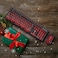 Rii Gaming Keyboard and Mouse Set 3LED Backlit Mechanical Feel Business Office Keyboard Colorful Breathing Backlit Mouse for Working or Primer Gaming Office Device RK108