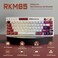 RK ROYAL KLUDGE M65 Wireless Mechanical Keyboard with Volume Knob 60 TriMode Gaming Keyboard 24GBTUSBC Gasket Mount Battery Display PBT Keycaps HotSwappable Cream Switch White