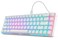 RK ROYAL KLUDGE RK68 Wired 65 Mechanical Keyboard RGB Backlit UltraCompact 60 Layout 68 Keys Gaming Keyboard Hot Swappable Keyboard with StandAlone ArrowControl Keys Red Switch White