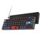 Ussixchare 60 Percent Gaming Keyboard 68 Keys Mechanical Keyboard Rainbow Backlit Compact Wired Keyboard with Red Switch for Windows PS45 Xbox68 Blue