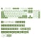 Ussixchare Matcha Keycaps PBT 122Key Green Gaming keycaps Set XDA Profile Japanese keycaps DyeSub ANSI Layout for MX Keyboard Matcha
