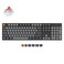 Keychron K10 Full Size 104 Keys Bluetooth WirelessUSB Wired Mechanical Gaming Keyboard for Mac with Super Red SwitchRGB BacklightMultitasking Computer Keyboard for Windows Aluminum Frame
