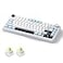 MOLGRIA x Aula F75 Gaming Keyboard Triple Mode Connected 75 Light Blue Mechanical Keyboard with SouthFacing RGB Backlit and KnobBlackLEOBOG Reaper Switch