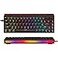 Womier 60 Keyboard Gaming with Light Box Wired Mechanical Keyboard with MCA Keycaps OEM Profile Programable 64 Keys Hot Swap RGB Cream Custom Key Board for PC Computer WinMAC WK68 PROBlack