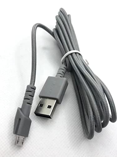 LZYDD USB Charging Cable for Razer Naga Pro 20000 DPI DeathAdder V2 pro Pro Click Basilisk Mamba WirelessViper Ultimate Wireless Gaming MouseLogitech G700 Grey