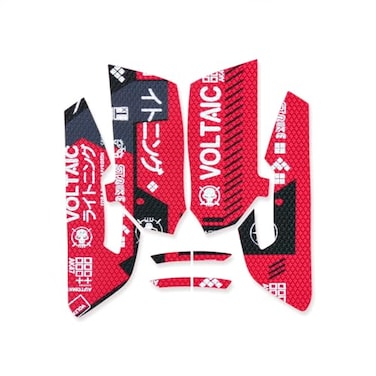 HUYUN Cool Patterns Textures Grip Tape Compatible for Razer ViperViper Ultimate Gaming Mouse Red