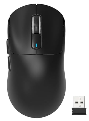 ATTACK SHARK X3 Lightweight Wireless Gaming Mouse with TriMode 24GUSBC WiredBluetoothUp to 26K DPI PAW3395 Optical SensorKailh GM80 Switch5 programmable Buttons for PCWinMacBlack