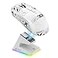 ATTACK SHARK X6 Lightweight Wireless Gaming Mouse with RGB Backlight Charging BaseTriMode Wired24GHzBT5226K DPI PAW3395 Optical SensorHUANO Switch5programmable ButtonsPCMacWhiteSticker