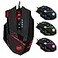 AFUNTA 12 Programmable Buttons C12 Gaming Mouse Laser DoubleSpeed Adjustment 8000DPI Mice Support 4 Level Switch