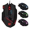 AFUNTA 12 Programmable Buttons C12 Gaming Mouse Laser DoubleSpeed Adjustment 8000DPI Mice Support 4 Level Switch