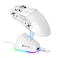 ATTACK SHARK X11 Wireless Gaming Mouse PAW3311 Sensor Lightweight RGB Charging Dock 22000 DPI TriMode Connectivity 5 Programmable Buttons Grip Tape Included White